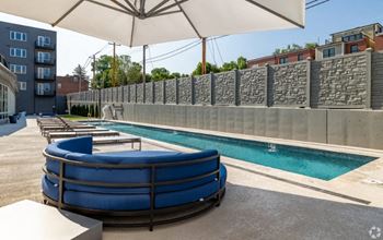 Resort-style pool with sundeck